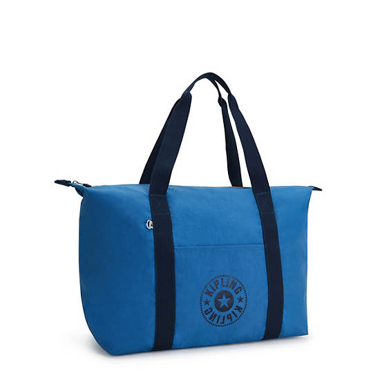 Kipling Art Medium Lite Tote Tassen Blauw | BE 1449TC